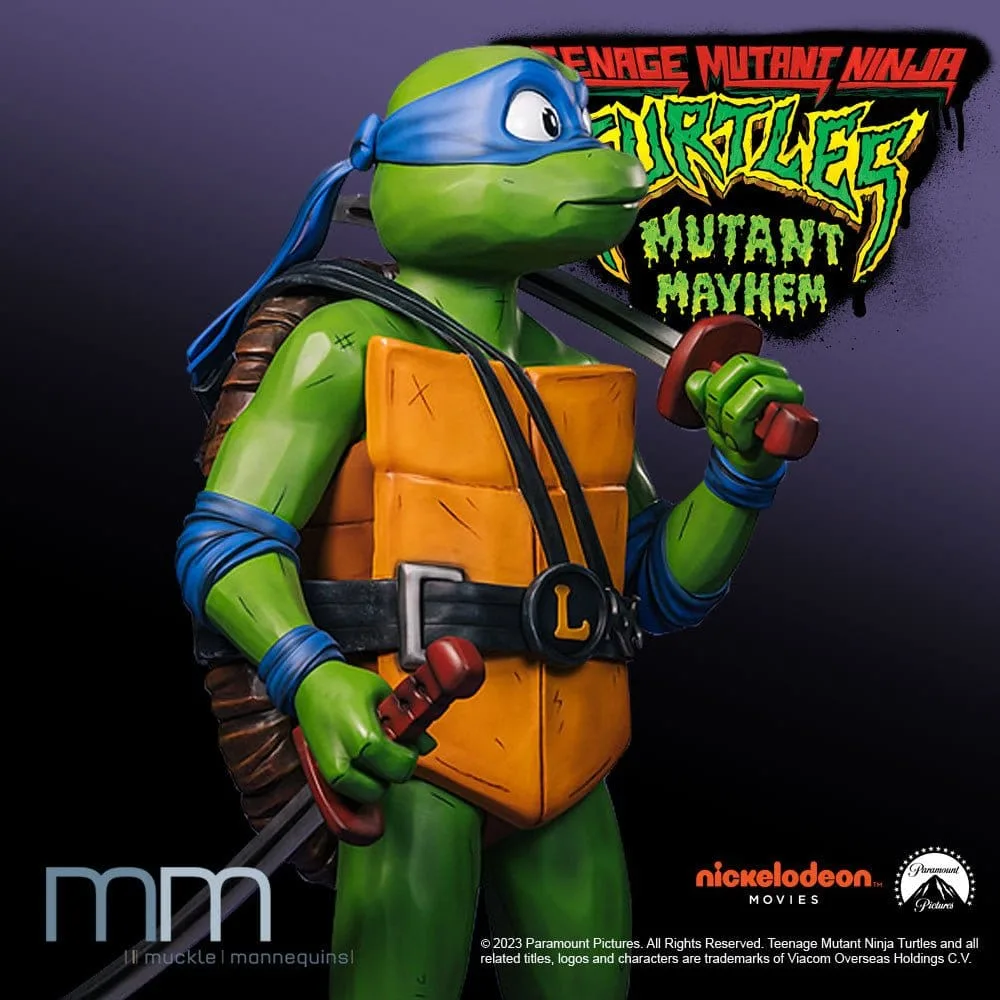 TMNT Mutant Mayhem Life-Size Statue – Leonardo 172 cm 2