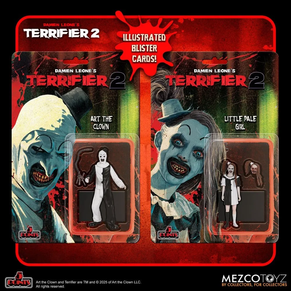 Terrifier 2 Action Figures – 5 Points Assortment of 16 10 cm 12