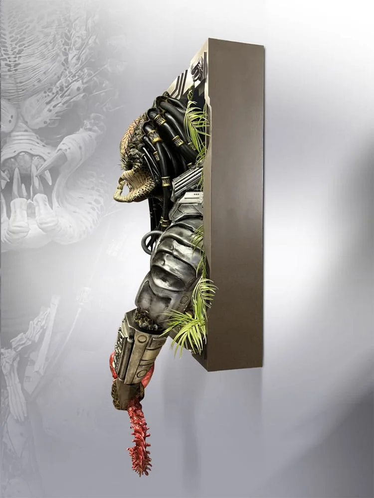 Predator Wandskulptur – Lebensgroß 45 x 81 x 94 cm 4
