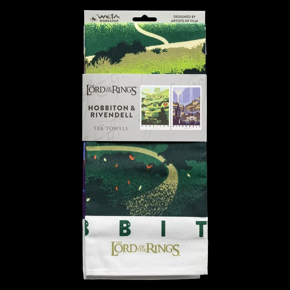 Lord of the Rings Tea Towels – Rivendell and Hobbiton 2-Pack 70 cm 4