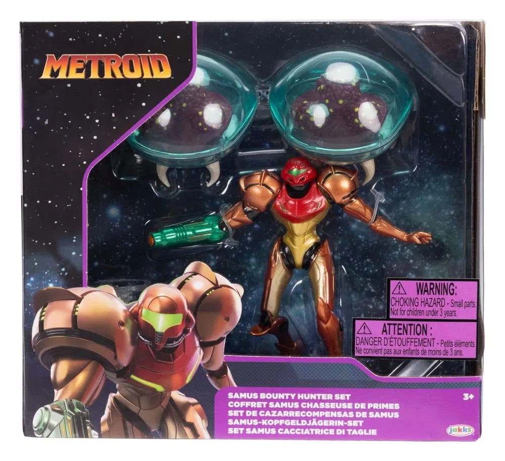 Metroid Minifigurenset – Samus Bounty Hunter 3 stuks 6 cm 7