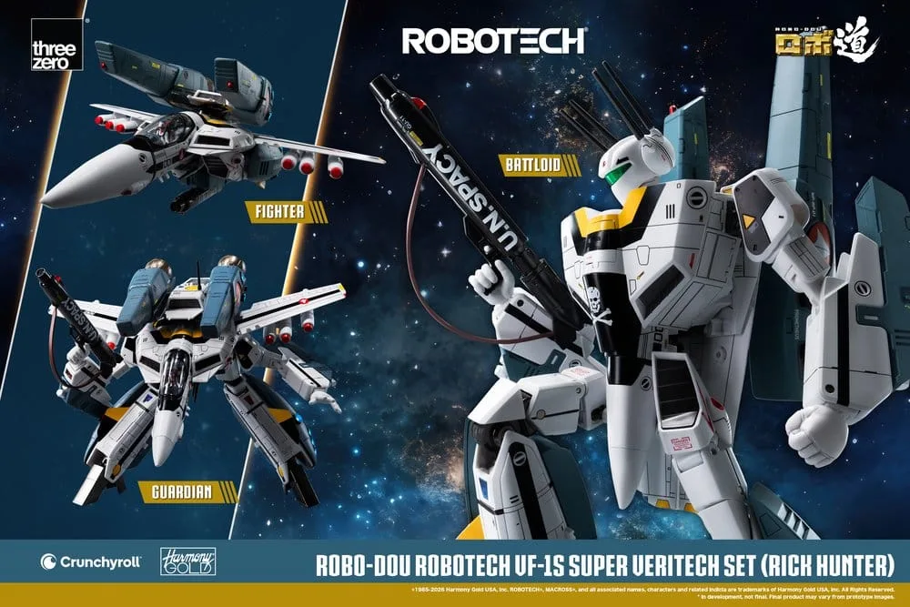 Robotech Action Figure – VF-1S Super Veritech Rick Hunter 20 cm 25