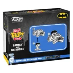 DC Comics Bitty Pop Rides Figure – Batman with Batmobile 2.5 cm 2