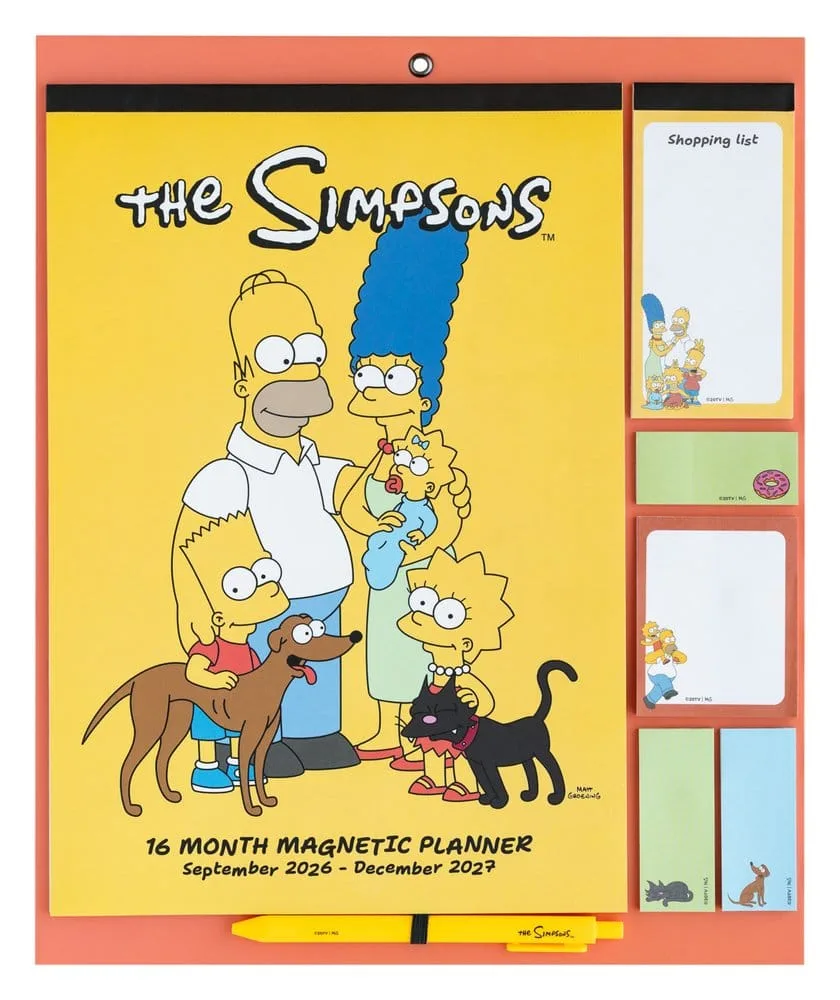 The Simpsons Magnetic Planner – 2026/27 30 x 35 cm