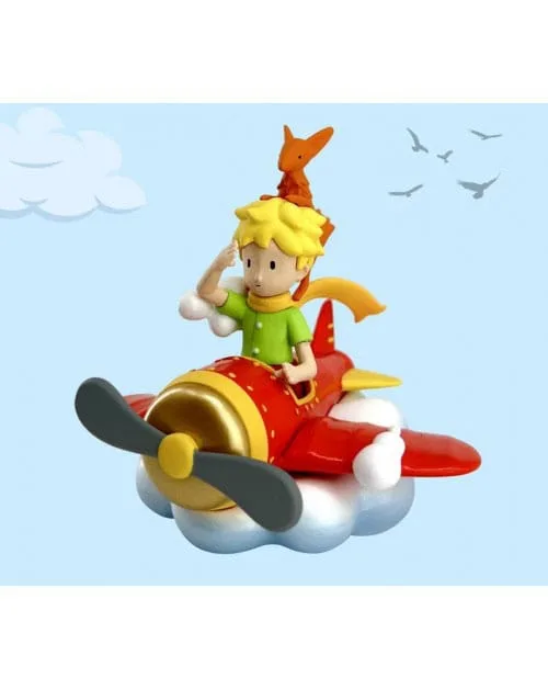 The Little Prince Figure – Prince and Fox on Plane 7 cm