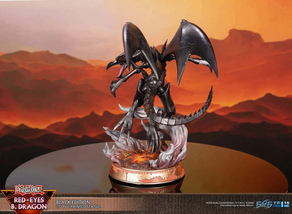 Yu-Gi-Oh! PVC Statue – Red-Eyes B. Dragon Black 33 cm 19