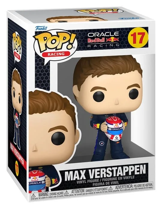 Formula 1 Pop Racing Figure – Verstappen Holding Helmet 9 cm 2