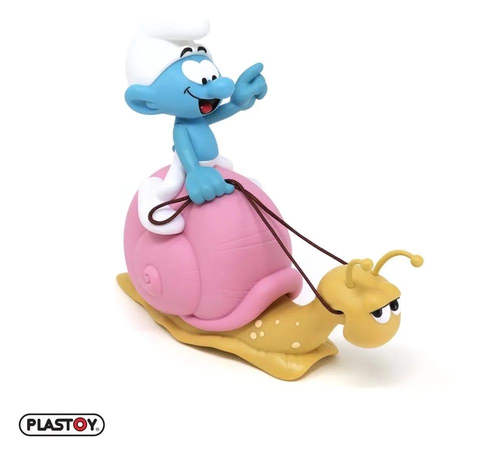 The Smurfs Money Box – Smurf on a Snail 19 cm 7