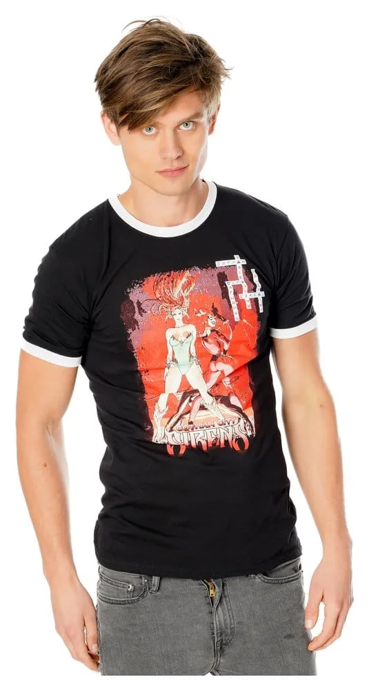 Gotham City Sirens T-Shirt – Crossword Black Ringer XL 2
