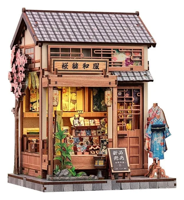 Miniatuur Bouwpakket – Sakura O Kimono Shop 19 x 14 cm 23