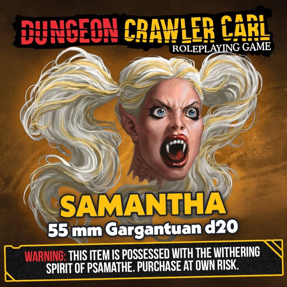 Dungeon Crawler Carl D20 Die – Samantha 5.5 cm