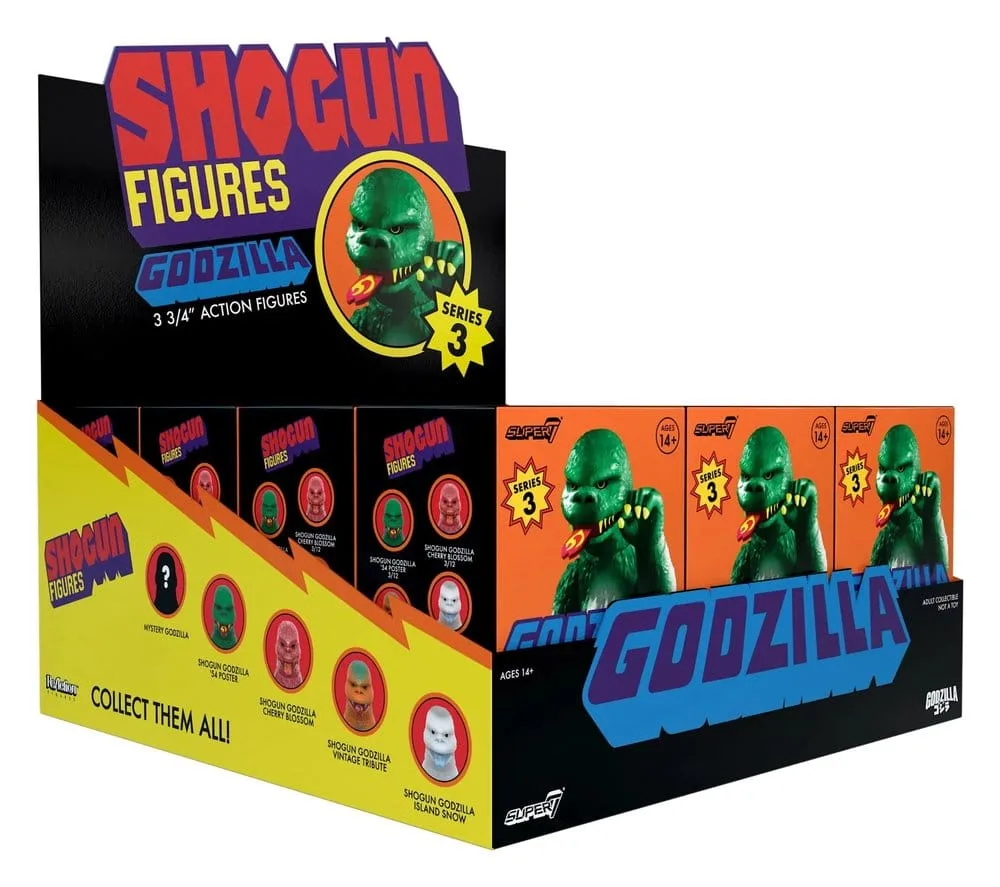 Godzilla Action Figure Display – Shogun V3 Wave 9 12 Blind Boxes 1