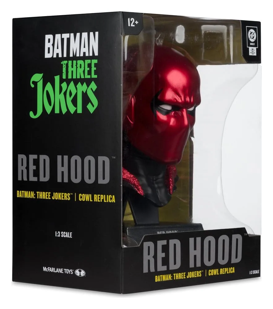 Batman Three Jokers Mask Replica – Red Hood 1:3 Scale 18 cm 8