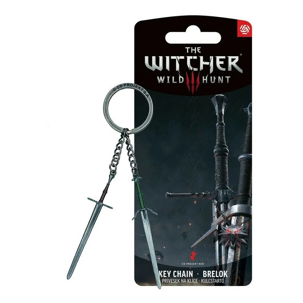 The Witcher III Wild Hunt Keychain – Geralt Two Swords 2