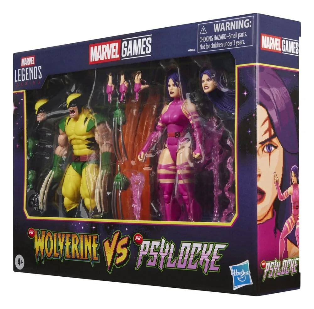 Marvel Action Figures – Legends Wolverine and Psylocke 2-Pack 15.2 cm 13