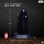 Star Wars Hyperreal Statue – Emperor Palpatine 1/3 Scale 64 cm 21