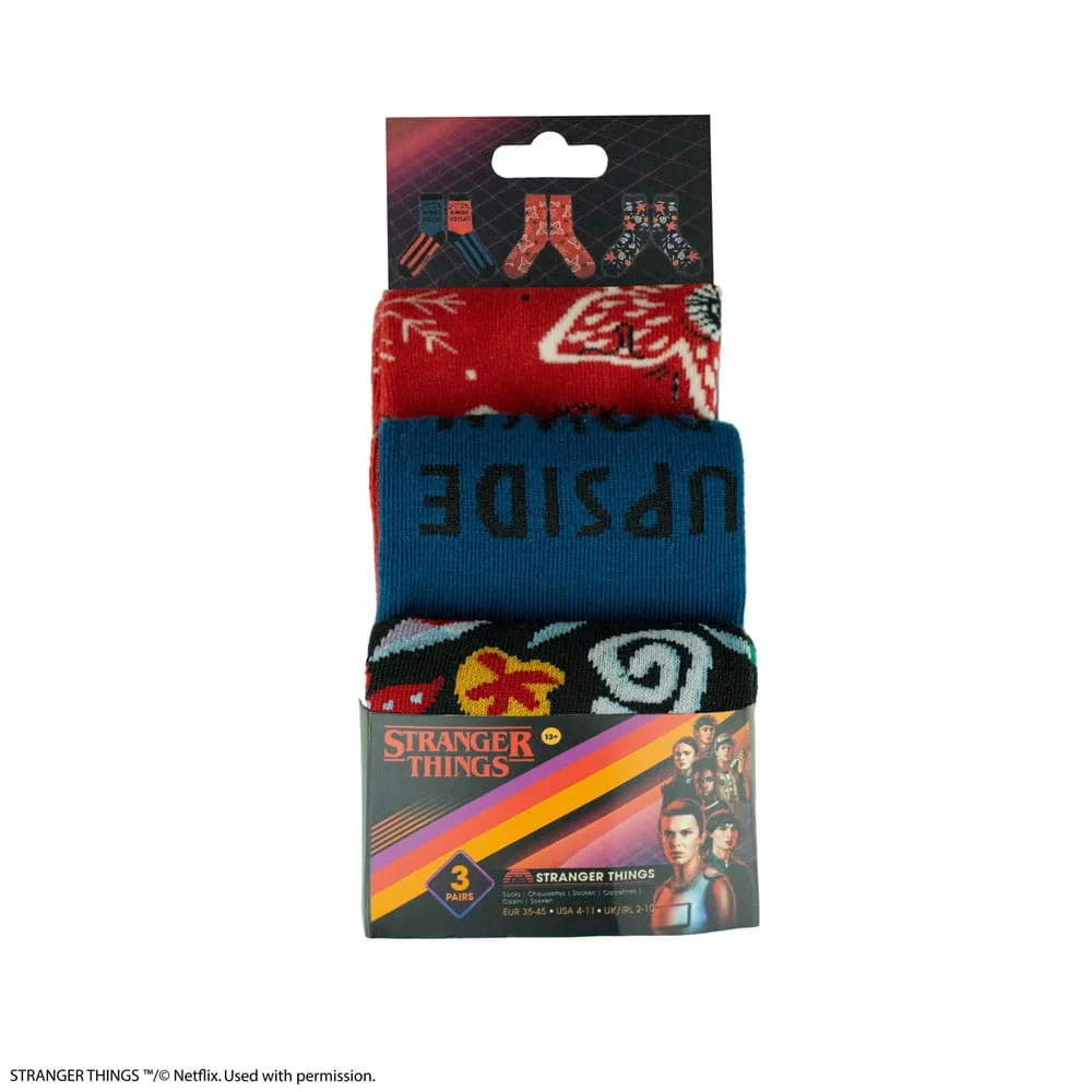 Stranger Things Crew Socks – Three-Pair Set EU 35–45 5