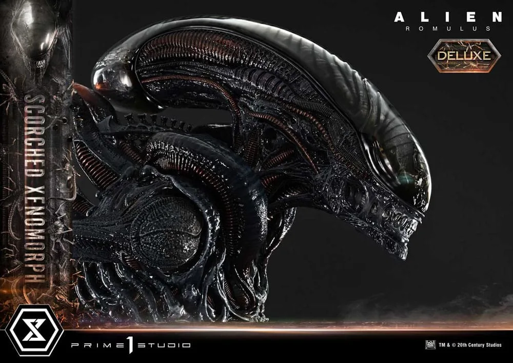 Alien Romulus Statue – Scorched Xenomorph Deluxe 98 cm 24