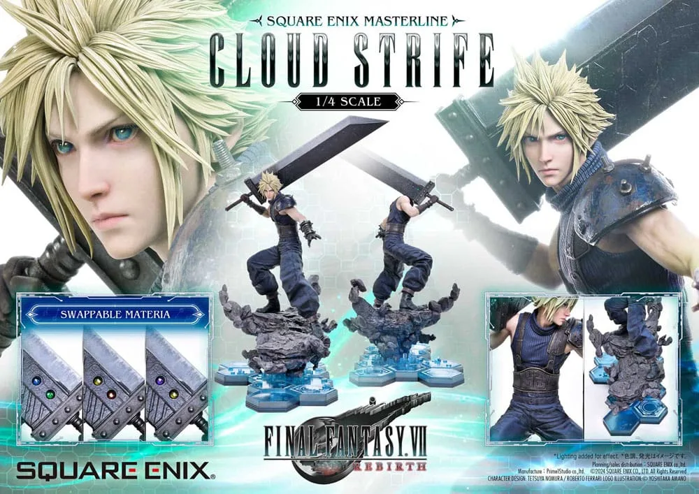 Final Fantasy VII Rebirth Statue – Cloud Strife 68 cm 11