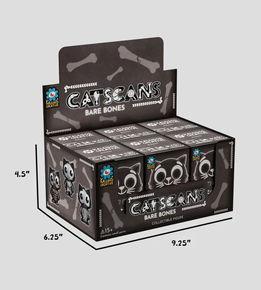 Cat Scans Mini Figures – S2 Bare Bones Display of 6 6 cm 12