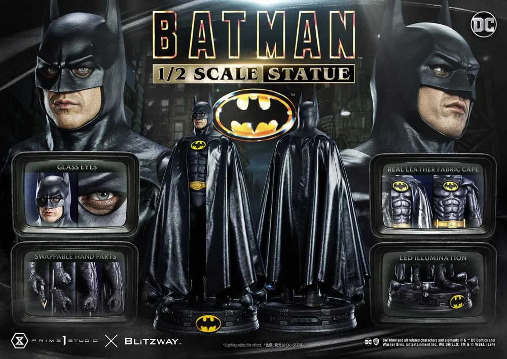 Batman Beeld – Michael Keaton 1989 schaal 1/2 106 cm 5