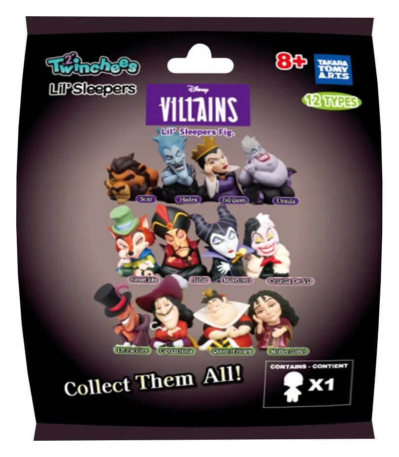Disney Villains Mini Figures – Lil’ Sleepers 24-Pack Display 5 cm 5