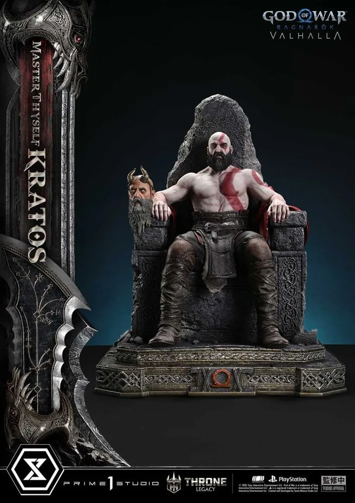 God of War Ragnarök Statue – Master Thyself Kratos 67 cm 7
