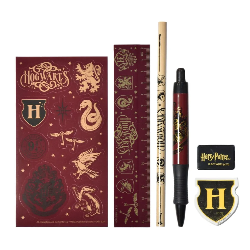 Harry Potter Stationery Set – Magical Locations 6-Pack