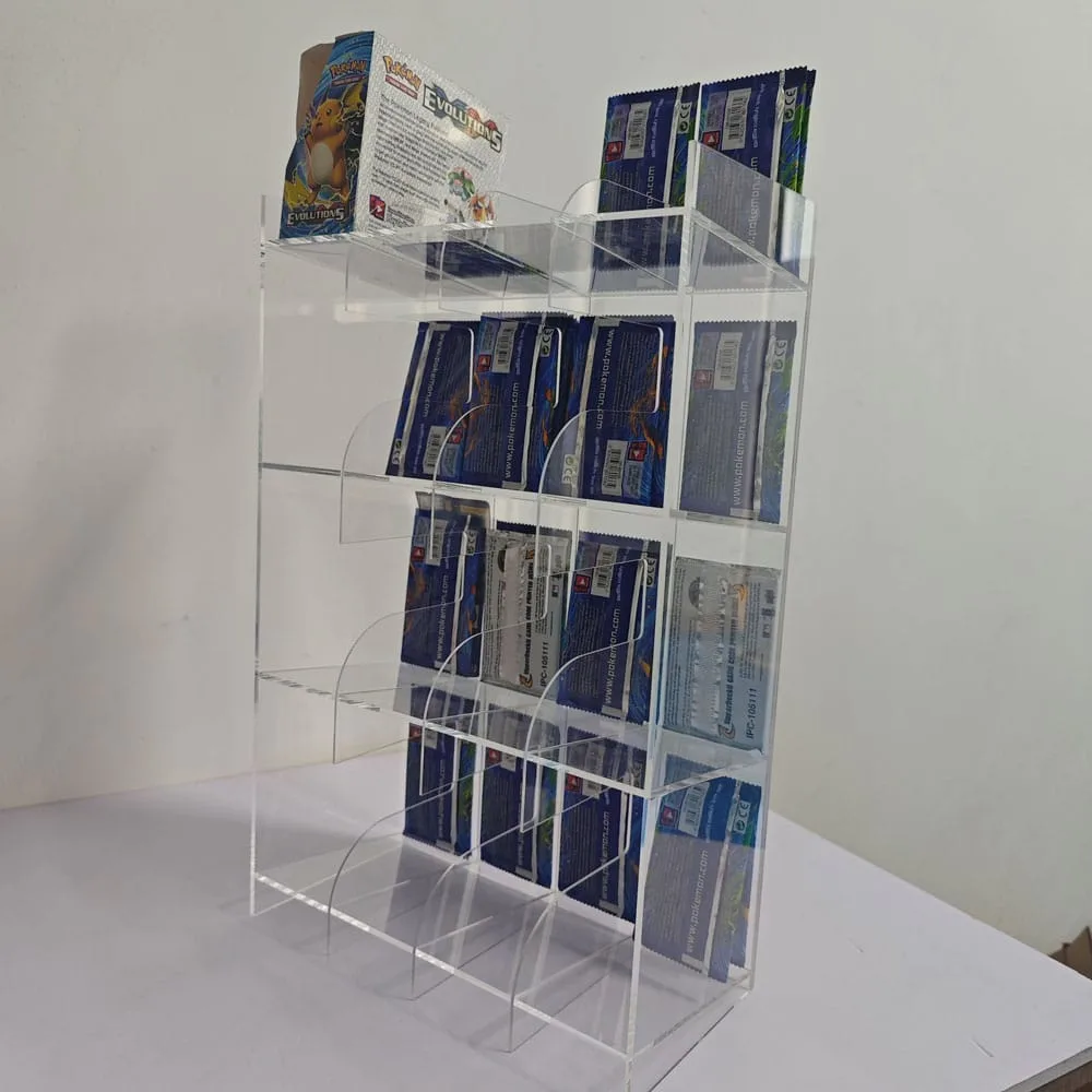 Sammelkarten-Boosterständer – EVORETRO Acryl-Thekenaufsteller 2