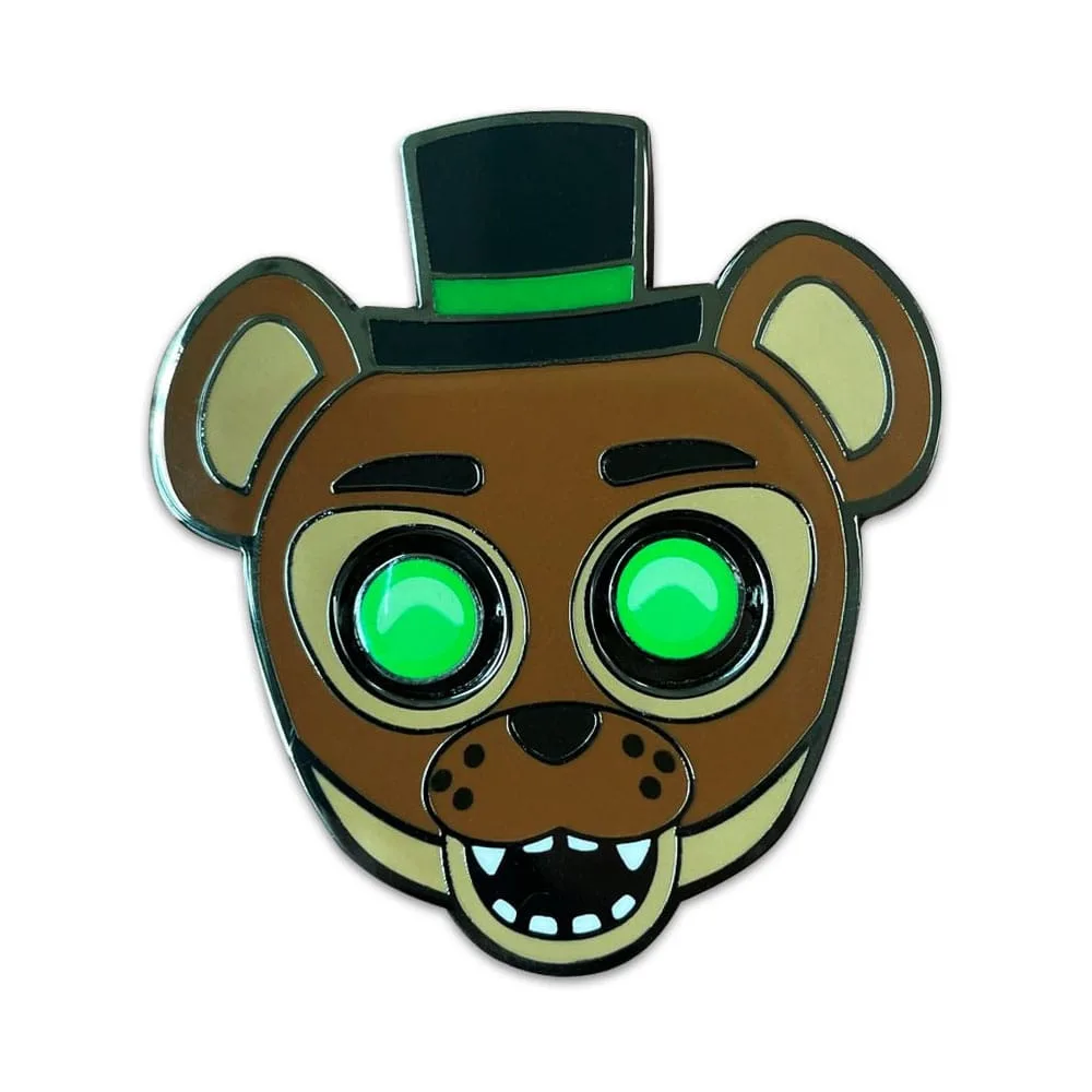 Five Nights at Freddy's Emaille pin – Popgoes draaibare ogen 5 cm 2