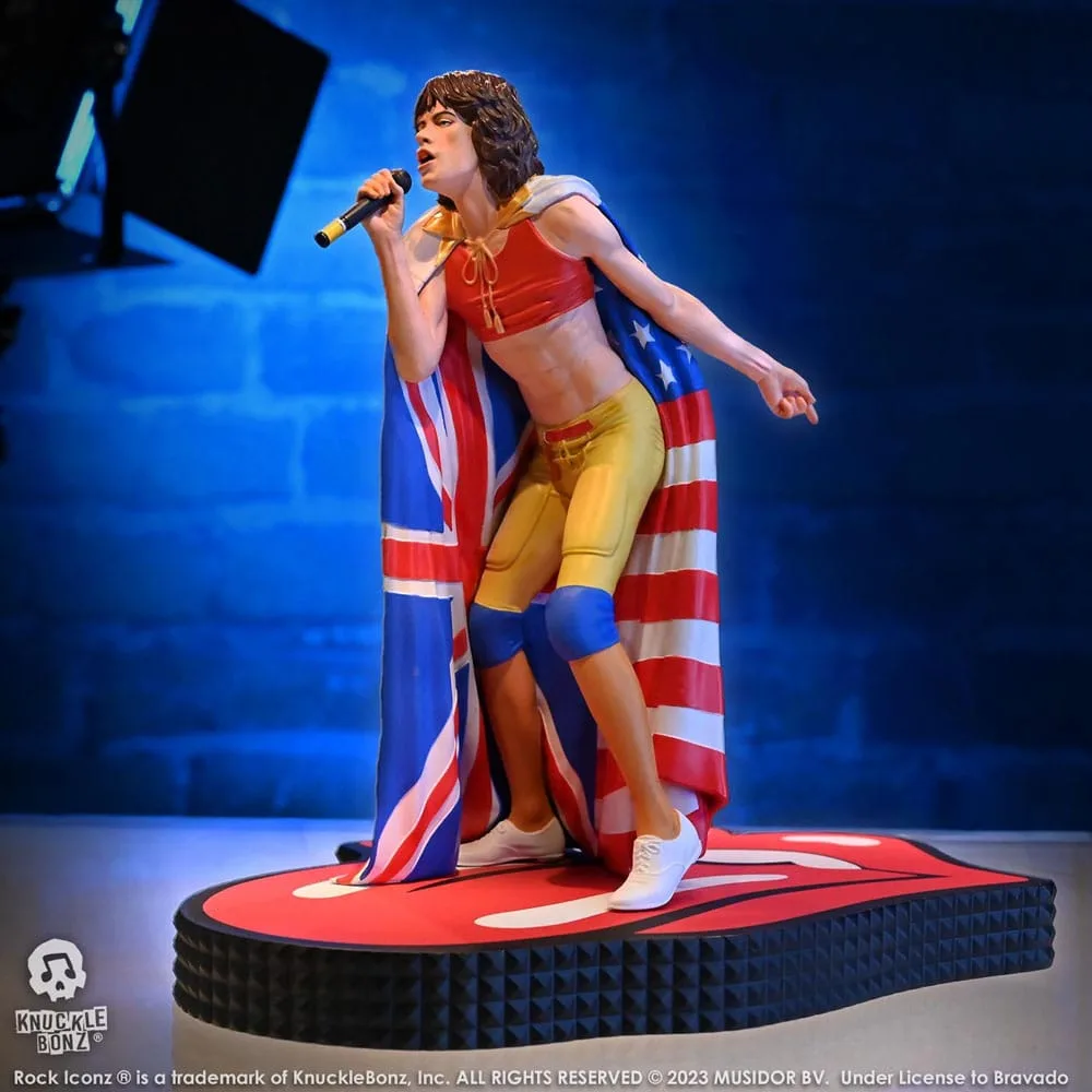 The Rolling Stones Beeld – Mick Jagger Tattoo You Tour 1981 22 cm 8
