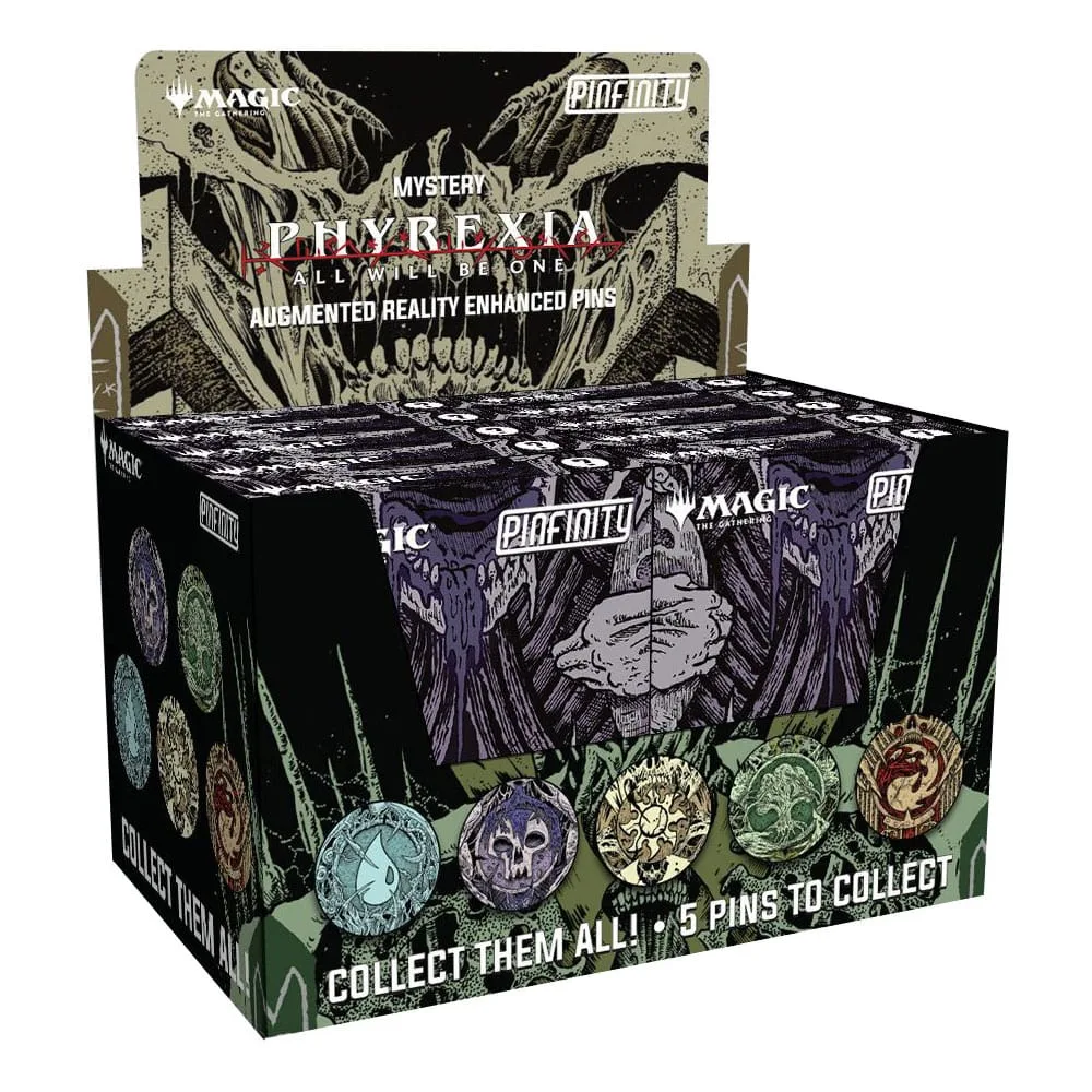 Magic The Gathering Pins – Phyrexia Infected Lands 10 Blind Boxes