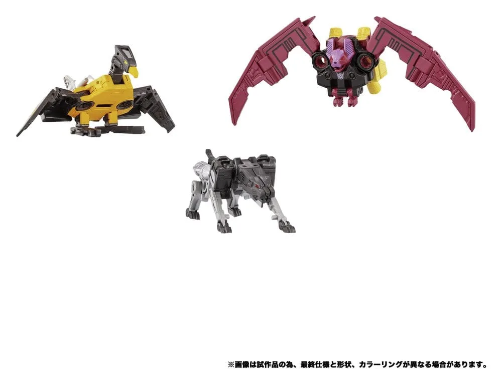 Transformers Action Figure 3-Pack – MPG-22 Jaguar Buzzsaw & Ratbat 4