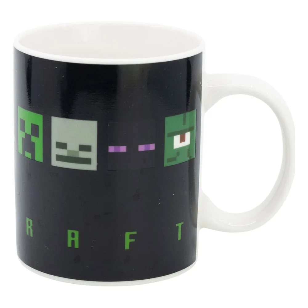 Minecraft Heat Change Mug – Squared Pattern 325 ml