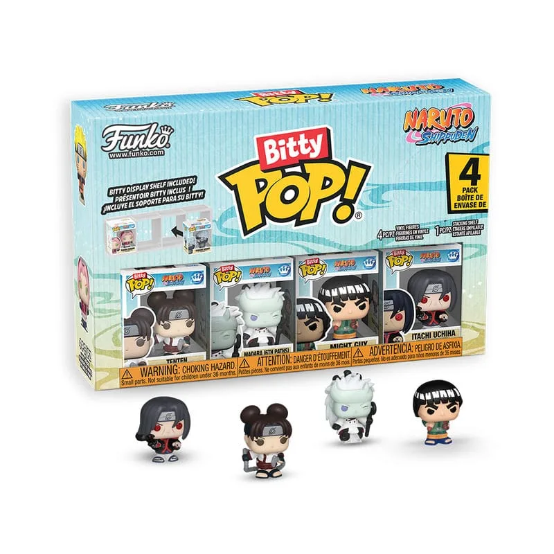 Naruto Shippuden Vinyl Figures – Bitty Pop Battles 4-Pack 2.5 cm