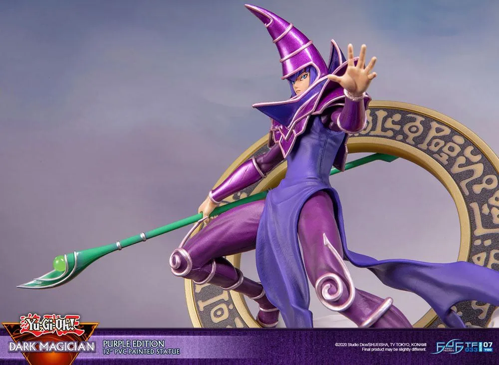 Yu-Gi-Oh PVC Statue – Dark Magician Purple Version 29 cm 12