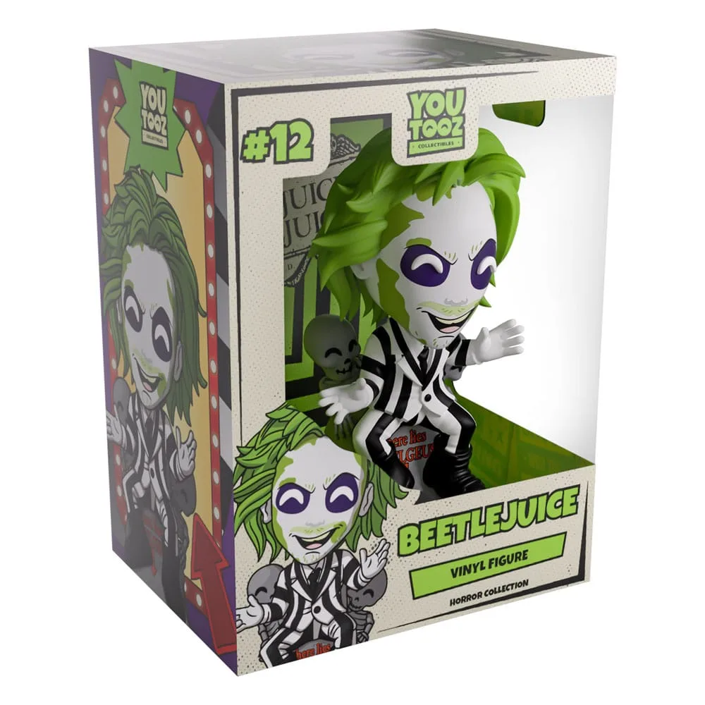 Beetlejuice Vinylfigur – Youtooz auf Grabstein 12 cm 16