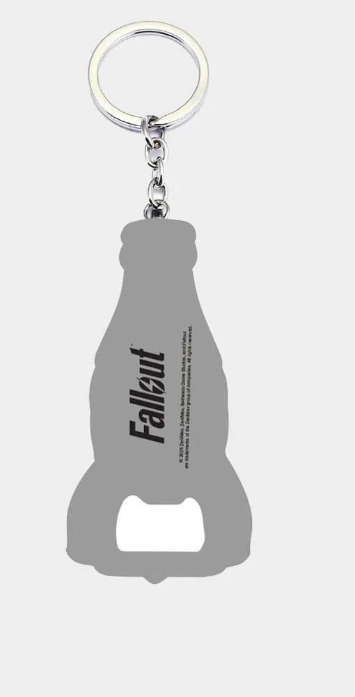 Fallout Keychain – Nuka Cola Logo Bottle Opener 2