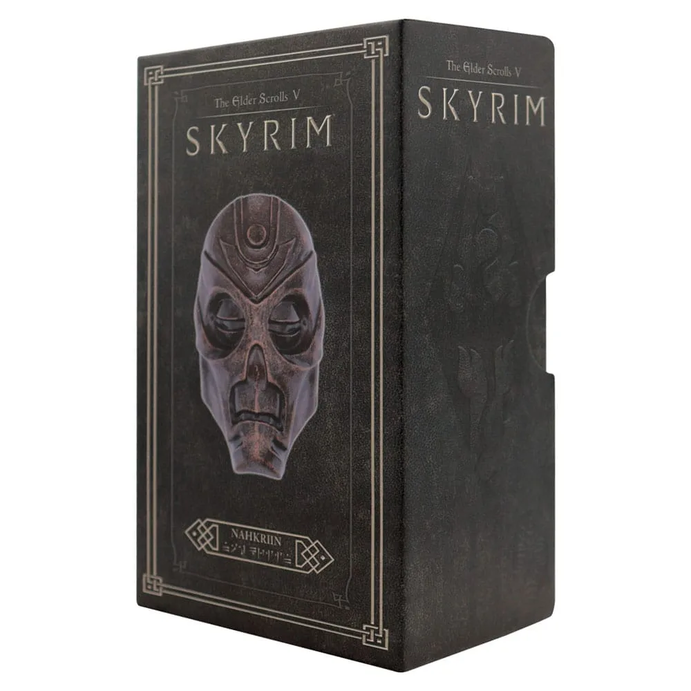 Skyrim Maskerreplica – Nahkriin Genummerd 73 mm 3