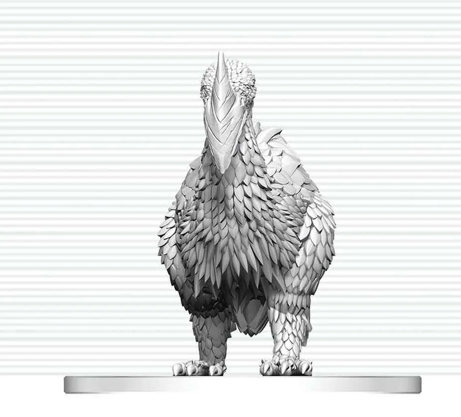 D&D Miniature – Nolzur's Marvelous Axe Beak 4 cm