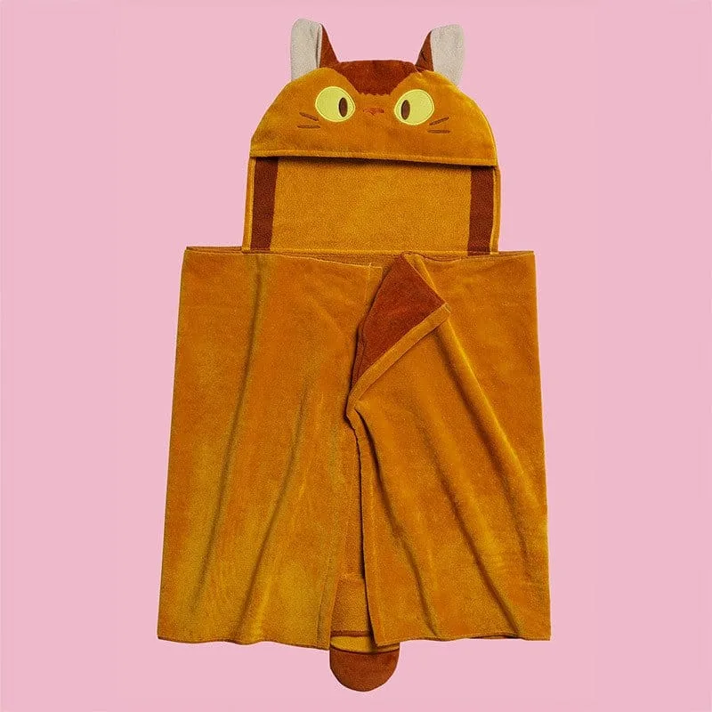 My Neighbor Totoro Bath Cape – Natsu Catbus 70 x 140 cm