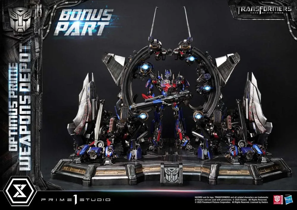 Transformers Statue – Optimus Prime Weapons Depot Bonus Version 4