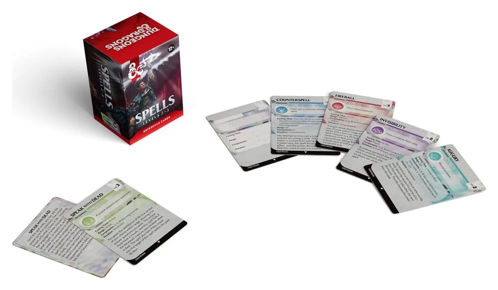 Dungeons & Dragons Reference Cards – Level 2–3 Spells 3