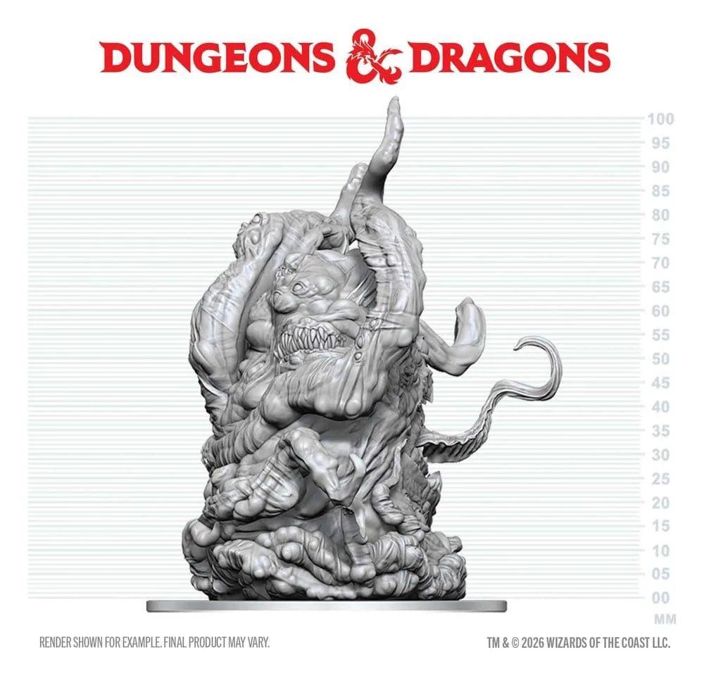 Dungeons & Dragons Unpainted Miniature – Shoggoth 20 cm 4