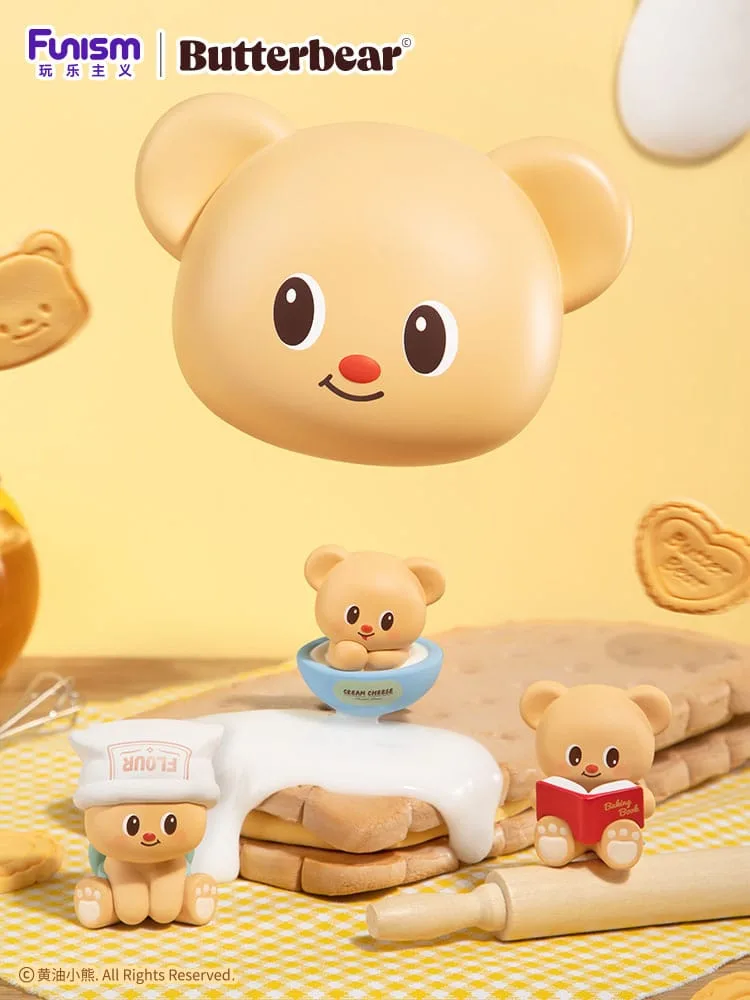 Butterbear Mini Figure Display – Baked with Love Chubby Face 2