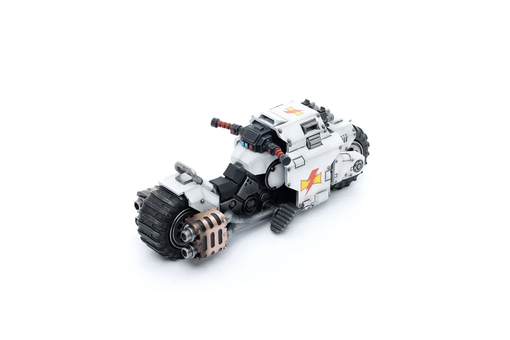 Warhammer 40K Vehicle – White Scars Raider Combat Bike 22 cm 5