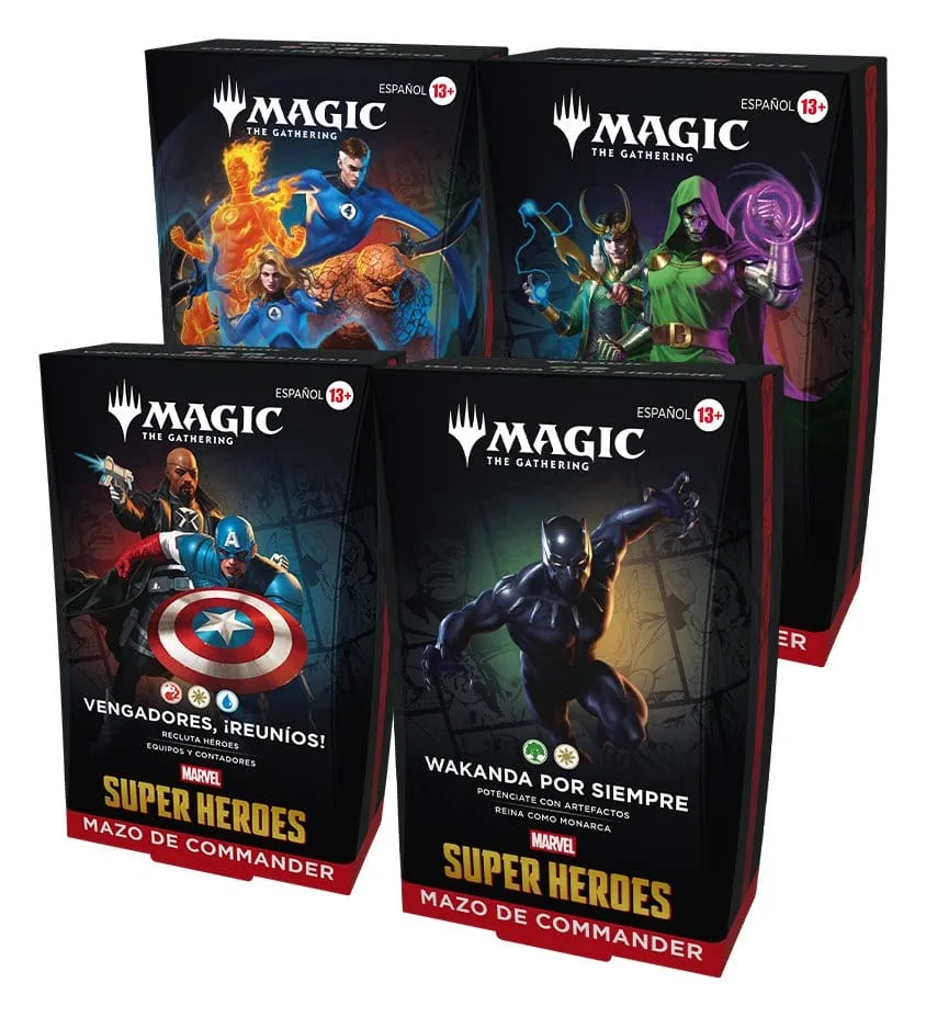 Magic The Gathering Commander Decks – Marvel Super Heroes Spanish