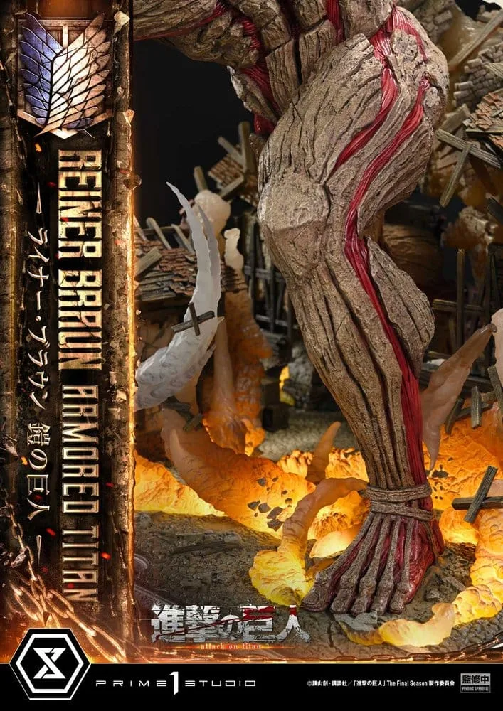 Attack on Titan Diorama Statue – Reiner Braun Armored Titan 75 cm 13
