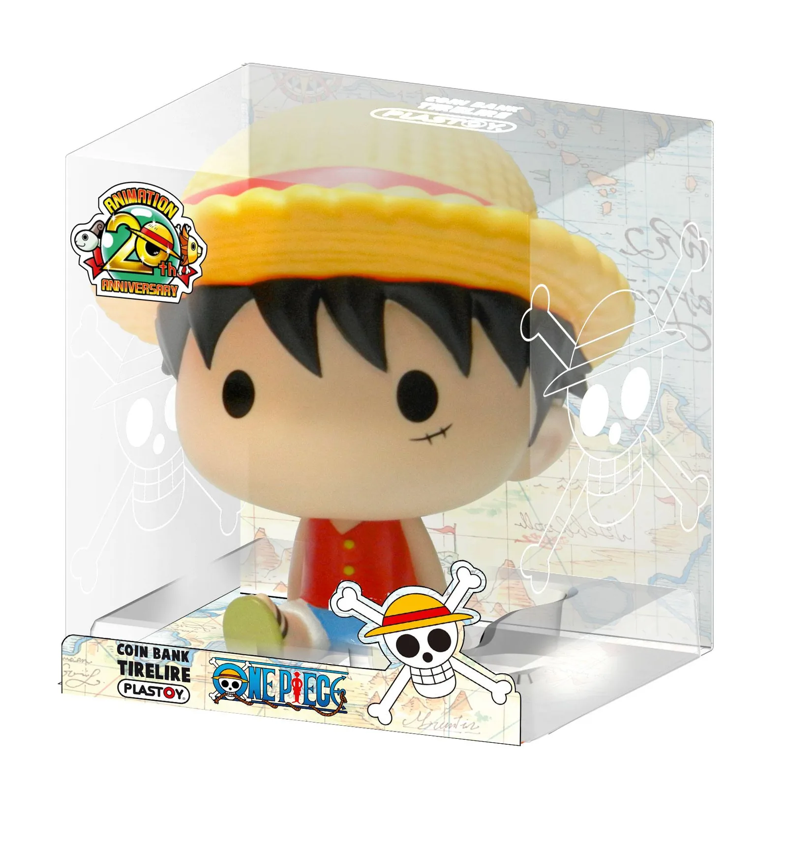 One Piece Coin Bank – Luffy Chibi Bust 15 cm 2