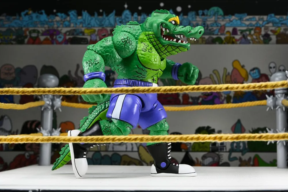 TMNT Action Figure – Stump Wrestling Leatherhead 18 cm 8